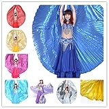 Dance Fairy Belly Dance 360 Degree Isis Wings with Portable Flexible Sticks