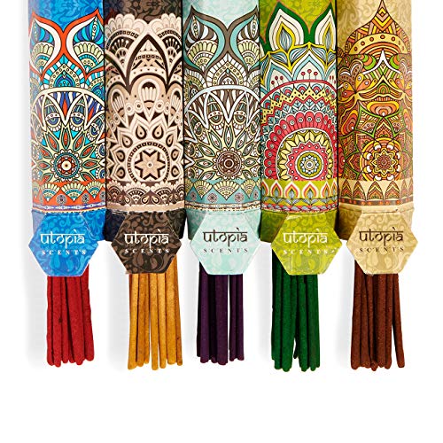 Utopia Scents Premium Natural Incense Sticks Variety Pack 75 Scented