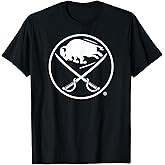 Buffalo Sabres Two Tone Black NHL Officially Licensed T-Shirt