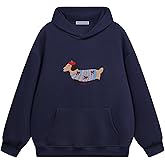 Aelfric Eden Cartoon Dog Hoodie Couple Hooded Sweatshirt Long Sleeve Pullover Oversized Hoodies 2026 Outfits