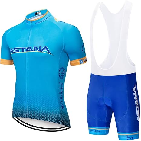 Completo Ciclismo Estivo Uomo Squadre Magliette Bici Maniche  Corte+Pantaloncini MTB in Gel per Corsa Bici Strada Magliette Sport e tempo  libero berjaya.edu.my