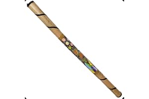 GENERIC Natural Bamboo Shaker/Rainstick Hand painted designs. (36 Inch, Giraffe SW)