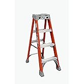 LITE 4 ft Fiberglass Step Ladder, LP-3011-04, Type IA, 300 lbs