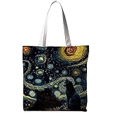 ignytiger Tote Bag, Lovers Gifts for Women, Cat Mom Lady Gifts,