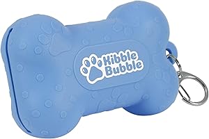 Kibble Bubble Dog Treat Pouch, Blue Bone