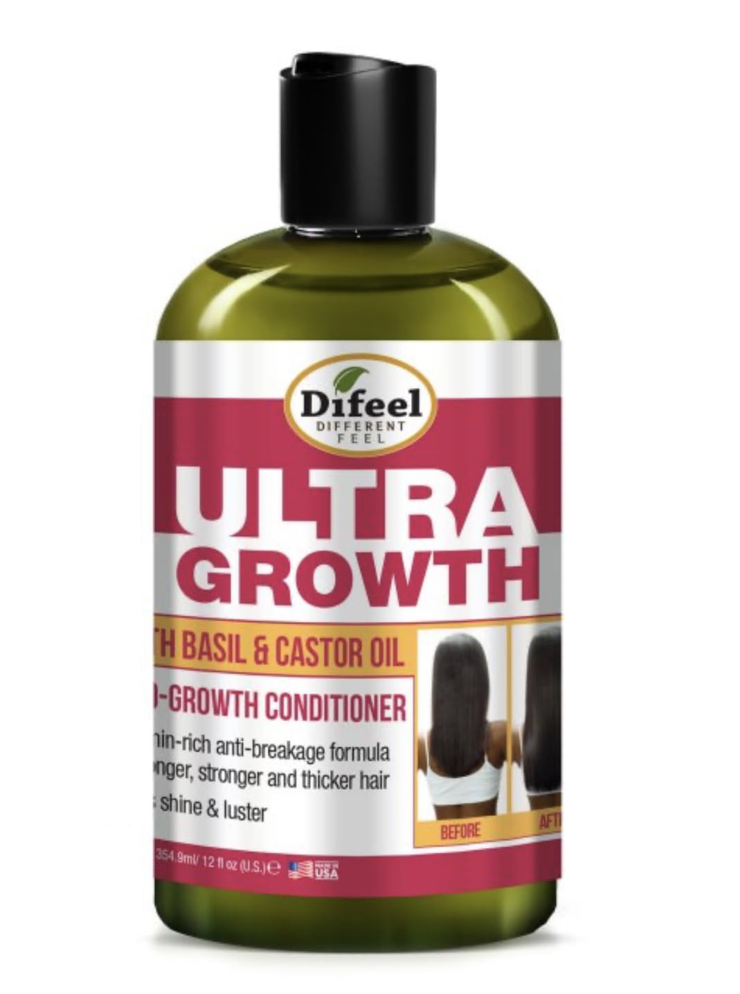 Difeel Ultra Growth Basil & Castor Oil Pro Growth Conditioner 355 ml