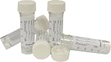 Noondl Health Urine Specimen Sample Bottles 10 Clear Leak Proof Screw Tops view 2