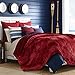 Chanasya Premium Wolf Faux Long Fur Throw Blanket - Soft, Fuzzy Throw Blanket - for Bed or Couch - 50