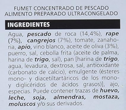La Sirena -Fumet De Pescado De Roca 250 gr: Amazon.es ...