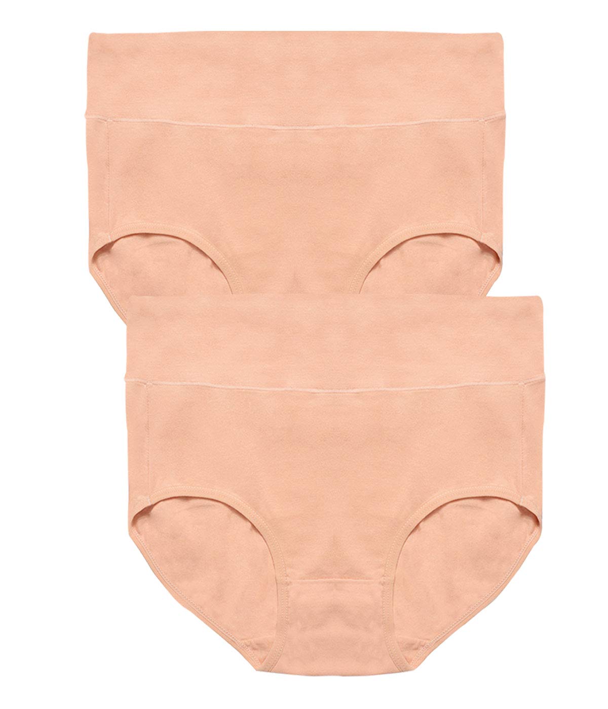 ASIMOON Women's Cotton Underwear, Soft Stretch Briefs Panties