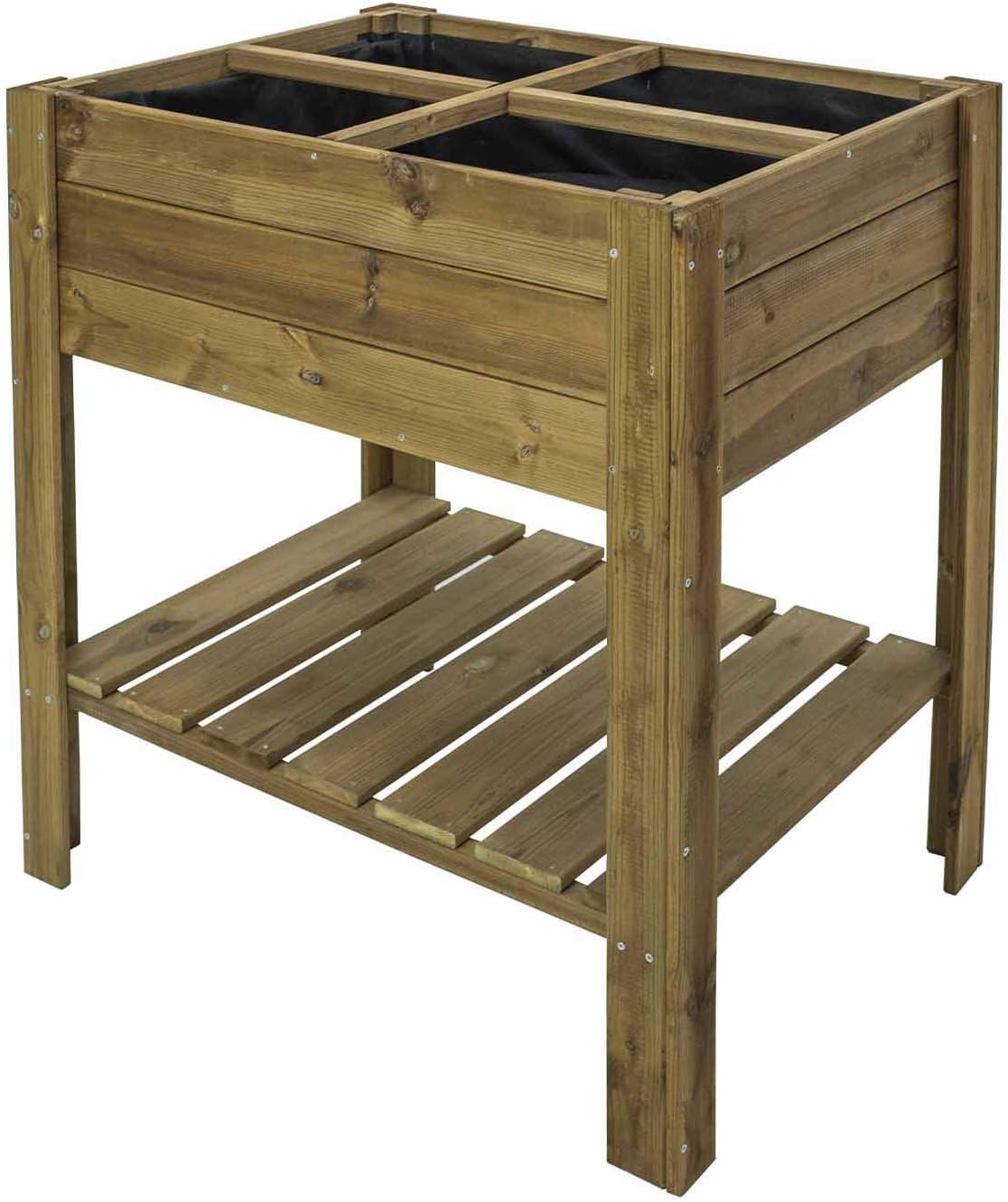 Gardiun KSU13010 - Huerto Urbano madera tratada 80*40*88 cm ...