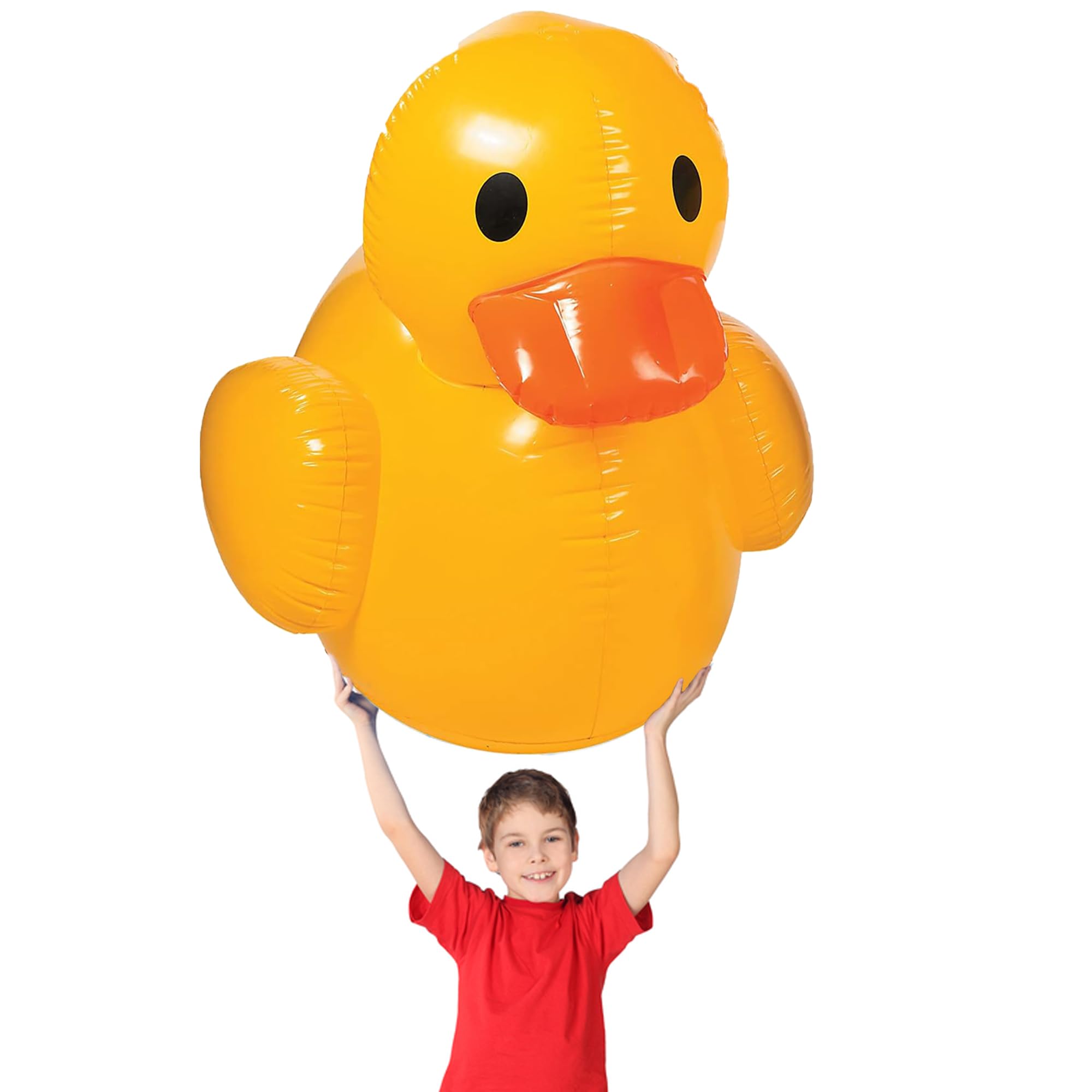Fun Express Giant Inflatable Rubber Duck 4 Feet - Large Yellow Duck ...
