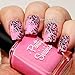CICI&SISI Wedding Season Series Acrylic Nail Stamping Printing Plate Manicure Nail Art Decor Image Stamps Plate, 4 Pcs
