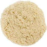 TCP Global 8" 100% Wool Polishing & Buffing Pad Double Sided - Wool Buffing Pad for Automotive, Marine, Truck, RV & Compound Cutting