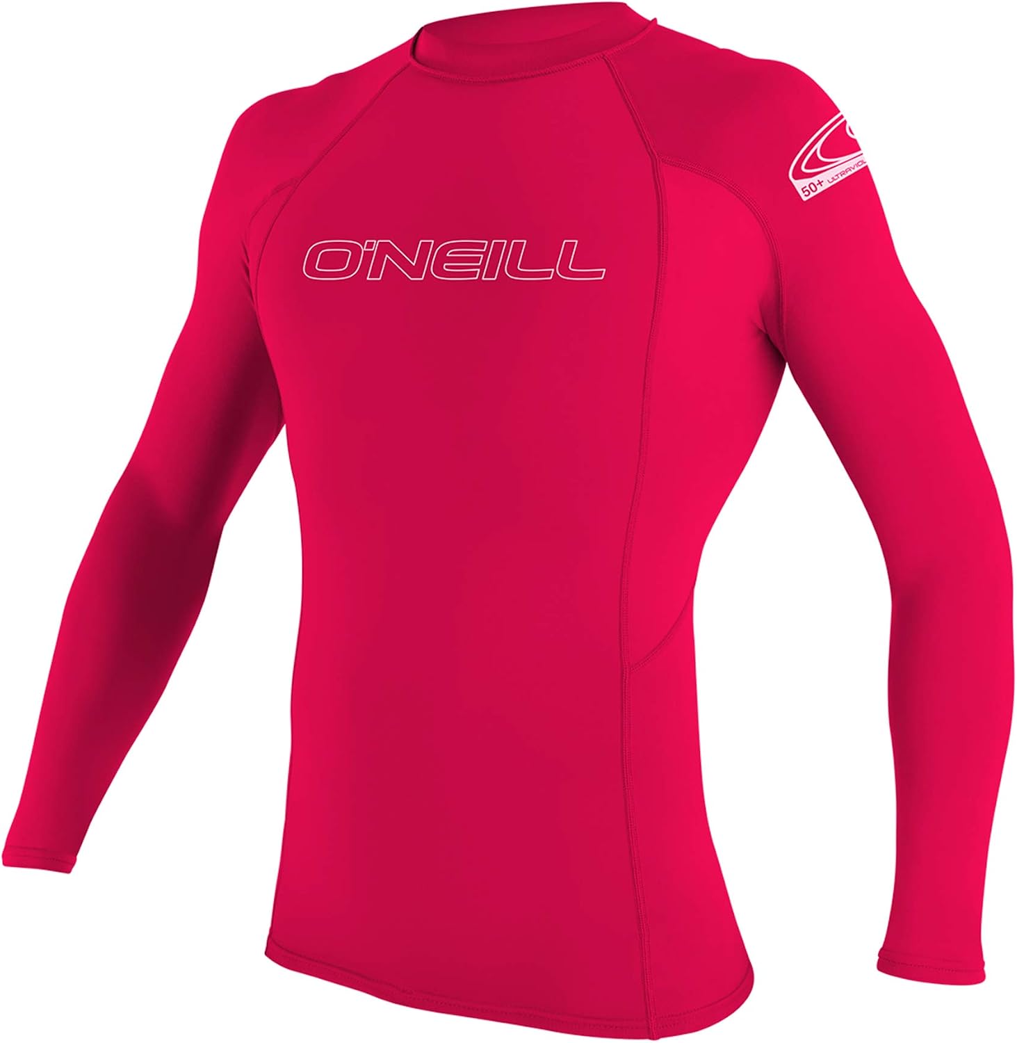 O'Neill Wetsuits Girl's O neill Youth Basic Skins Long Sleeve Rash Guard Watermelon 14 Years, Watermelon, UK