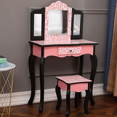 VALUE BOX Kids Vanity Table Stool, Princess Kuwait Ubuy
