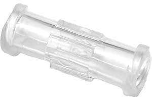 BleedZone Syringe Luer Lock Connector - 25x Female Luer Lock Adapter Coupler, PC Polycarbonate Medicine Syringe Adapter Coupler with Fittings for Transferring Liquid Between Lab Syringes and Bottles