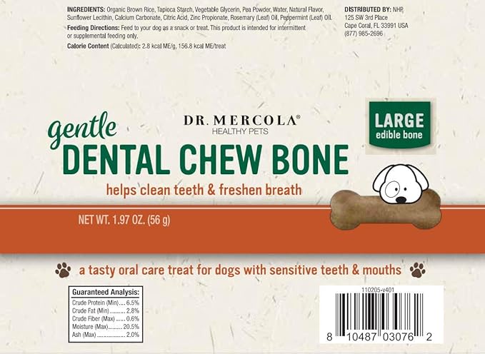 dr mercola dental chew bones