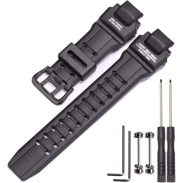 FACLE Men's Resin watch strap Replacement Fit for Casio G shock GW