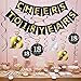 18th BIRTHDAY PARTY DECORATIONS KIT - Cheers to 18 Years Banner, Sparkling Celebration 18 Hanging Swirls, Perfect 18 Years Old Party Supplies 18th Anniversary Decorations