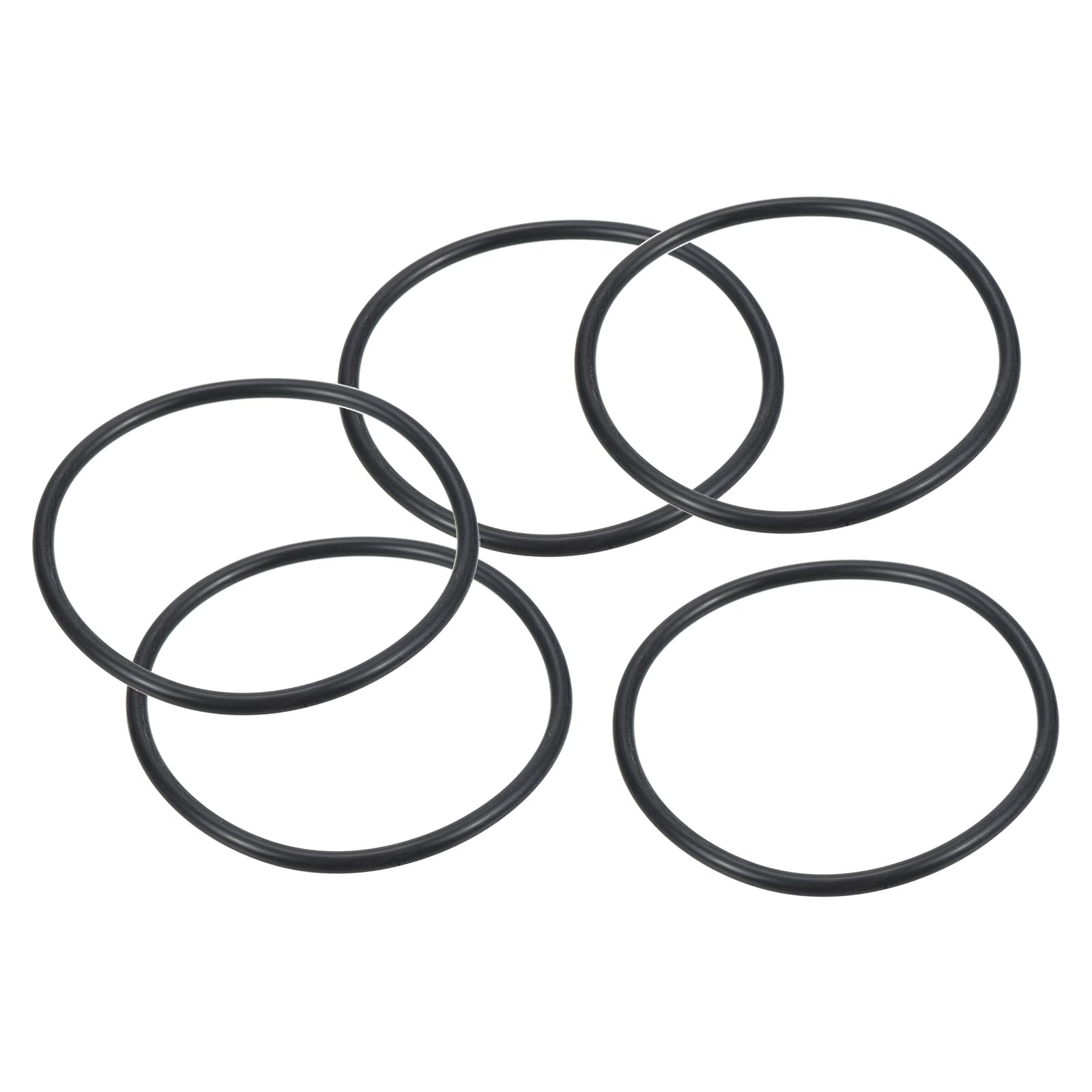 PATIKIL Nitrile Rubber O-Rings 90mm OD 82mm ID 4mm Width, 25 Pcs Metric Sealing Gasket for Faucet Plumbing Automotive Repair, Black