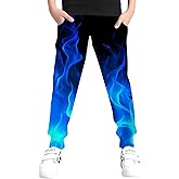 UNICOMIDEA 6-16T Boys Pants Girls Funny Joggers Sports Sweatpants with Drawstring