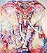 Elephant Tapestry Wall Hanging Tapestries Mandala Bohemian Tapestry Wall Tapestry Hippie Beach Flower Psychedelic Tapestry Indian Dorm Decor for Living Room Bedroom