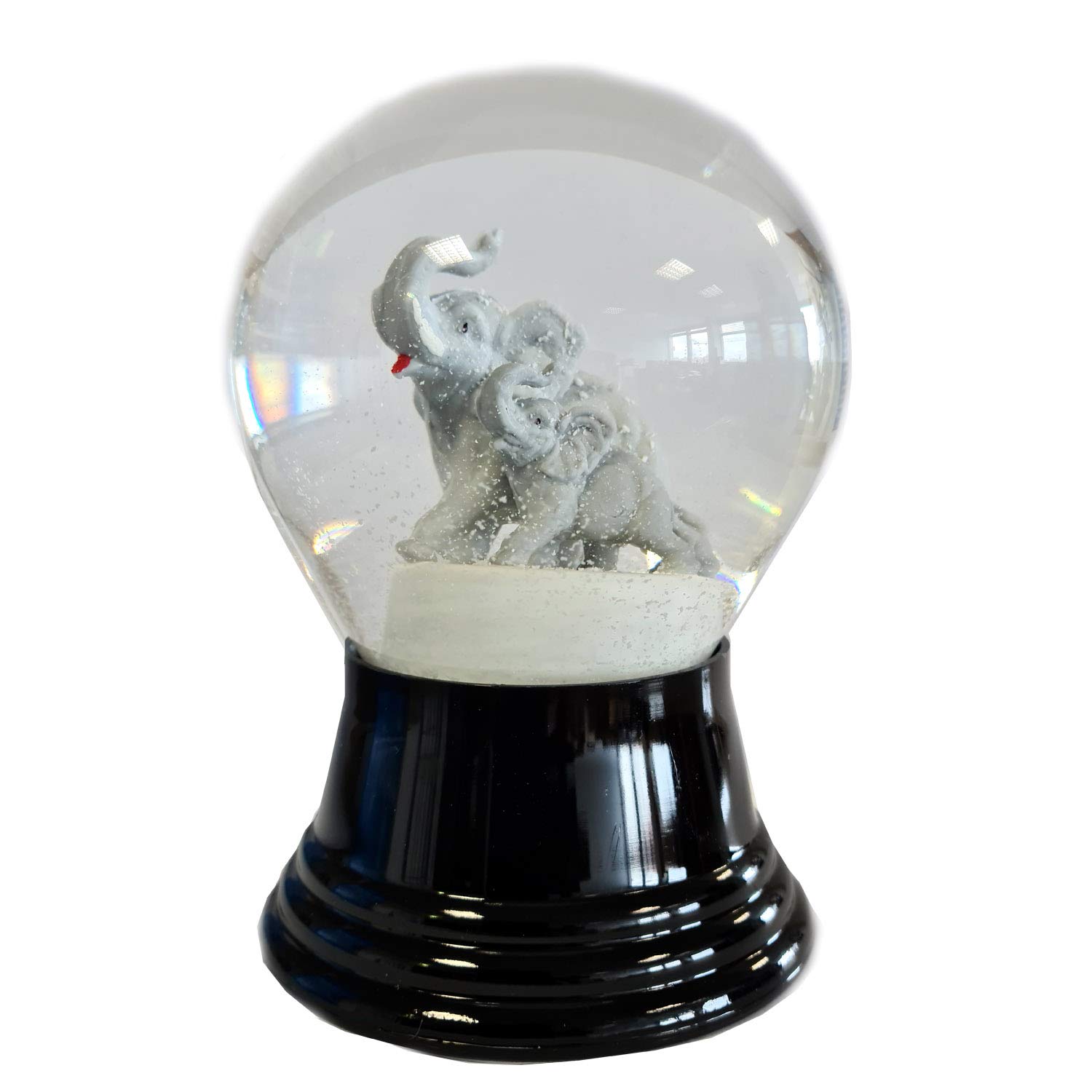 VIENNA SNOWGLOBE Glass Snow Globe - Almost Like Real Snow - Elephants, 8 cm — image 1