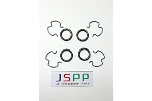 JS PROFESSIONAL PARTS JSPP 4 Transmission Oil Cooler Line Clips & O-Rings For GM 4L60 4L65E 4L70E 4L80E 4T65