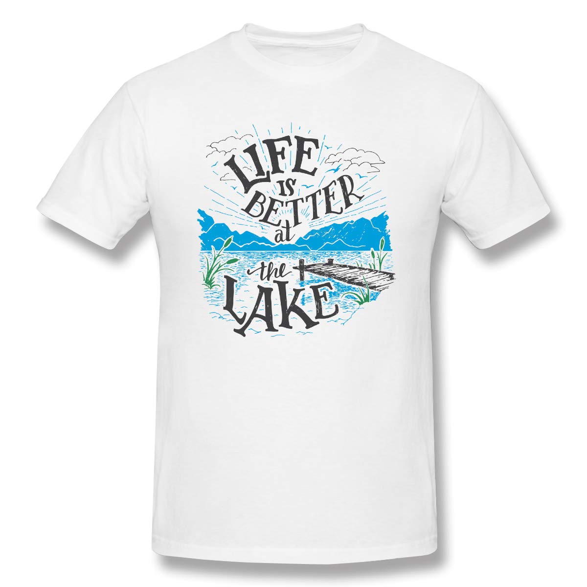 Olyha Life Is Better At The Lake S Short Sleeve Cool Tee T Shirt