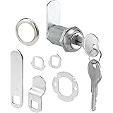 Defender Security Drawer/Cabinet Lock - 1 1/8 In., Diecast Stainless Steel, Fits 13/16 In. Max Panel