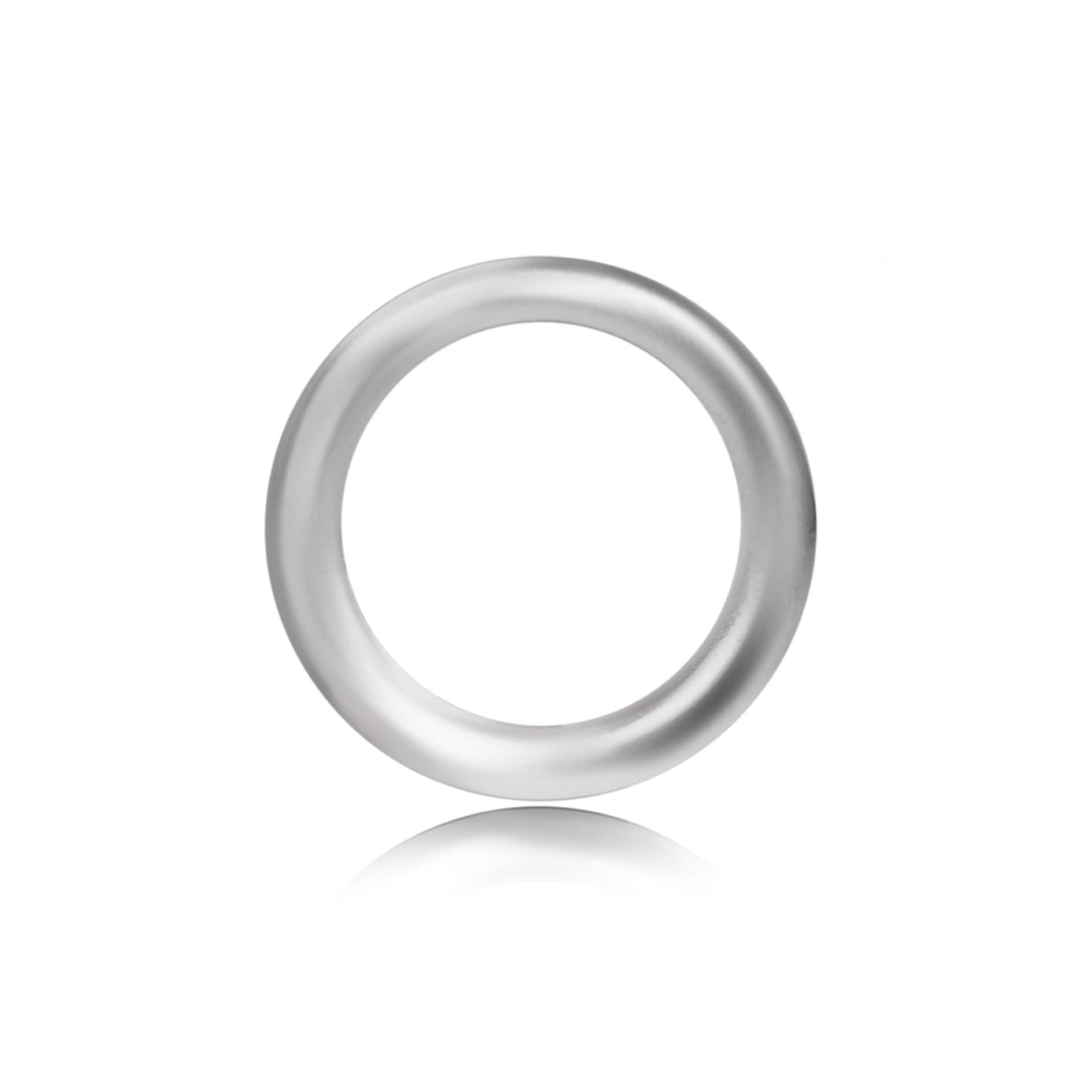 The Jewellery Store London Close Jump Rings 10 Pcs Pack Nickel-Free 925 Sterling Silver, 16mm Diameter, 1.5mm Thickness