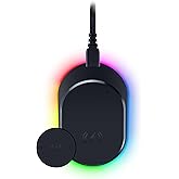Razer Mouse Dock Pro with Wireless Charging Puck: Magnetic Wireless Charging - Integrated HyperPolling 4K Hz Transceiver - An