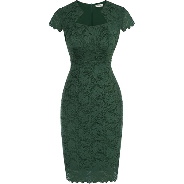 Women's Elegant Cap Sleeve Tweed Plaid HIPS-Wrapped Pencil Dress Blue at  Amazon Women's Clothing store