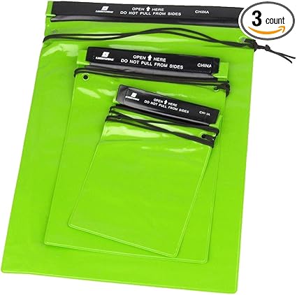 Waterproof plastic bags for camping Clearance