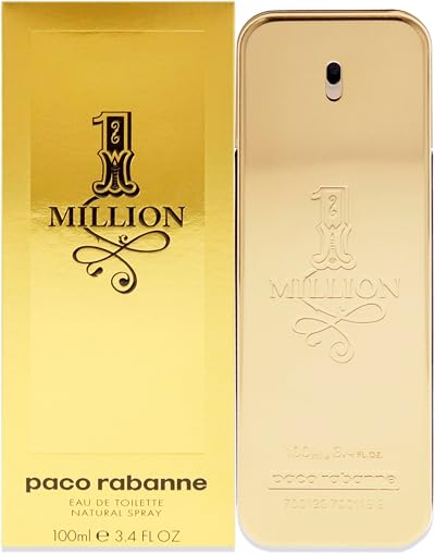 Paco Rabanne 1 Million For Men 3.4 Oz Eau de Toilette Spray