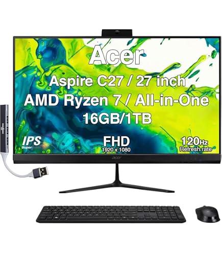 Amazon.com: Acer Aspire 27 All-in-One Desktop 27