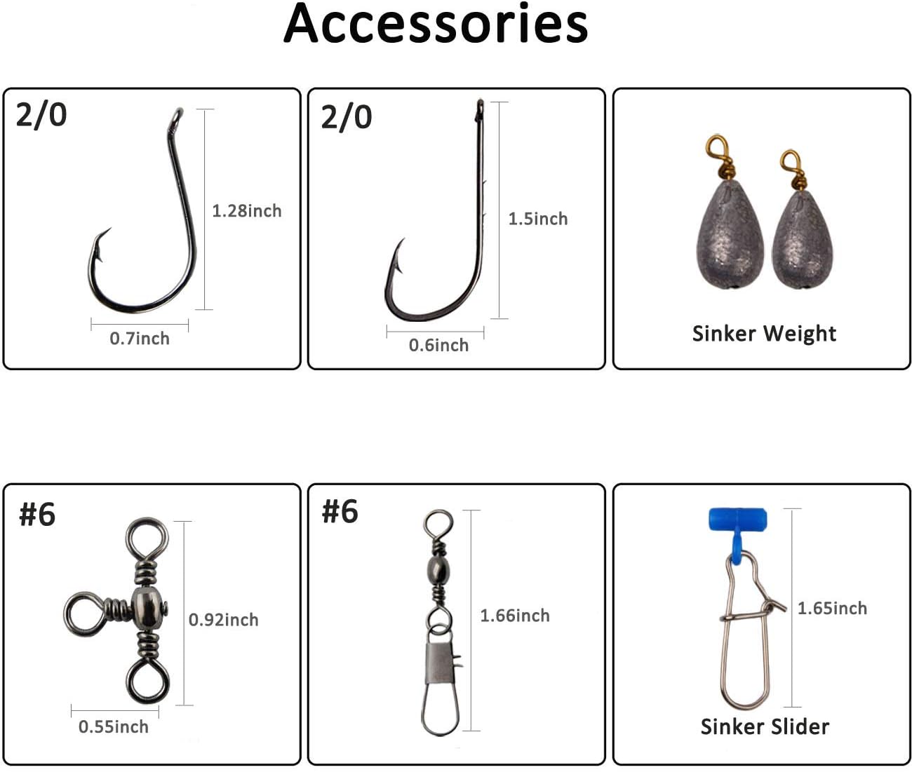 150pcs Saltwater Fishing Lures Surf Fishing Tackle Kit - Fishing Bait Rigs, Fishing Circle Hooks, Fishing Swivel Snaps, Hard Bait Minnow, Bucktail Jig, Metal Spoon, Sinker Weight, Various Accessories: Home Improvement