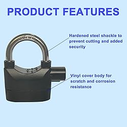 LianShi Alarm Lock 110dba Universal Security Alarm