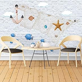 Wall Mural Unique Design of Mediterranean Style Removable Self-Adhesive Large Wallpaper - 66x96 inches