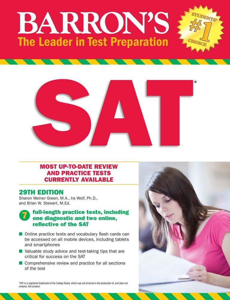 Barrons Sat 29th Edition With Bonus Online Tests - 