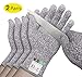 Cut Resistant Gloves 4 Pack - Safety Gloves Food Grade Cut Proof Gloves, Safety Cutting Glove for Hand Protection in Kitchen