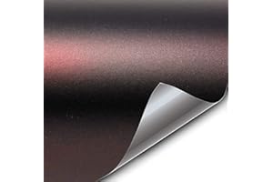 VViViD+ Matte Demon Black Premium Vinyl Wrap Film (1ft x 5ft)