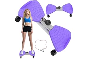 Waist Twister Machine, Adjustable Ab Twister Board with Digital Display, 300 lbs Weight Capacity, Anti-Slip Noiseless Ab Twis