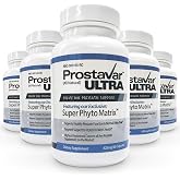 Prostavar 5 Bottles New Improved from Maker of Original Ultra Prostate Support 600mg 90% Beta-Sitosterol &amp; Grape Seed Extract
