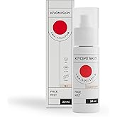 Kiyomi Skin Travel Face Mist Spray - Portable Facial Moisturizer with 5-ALA, Hyaluronic Acid, Green Tea, Lavender - TSA-Friendly Hydrating Mist for On-the-Go Refreshment - Made in Germany - 1 Fl Oz