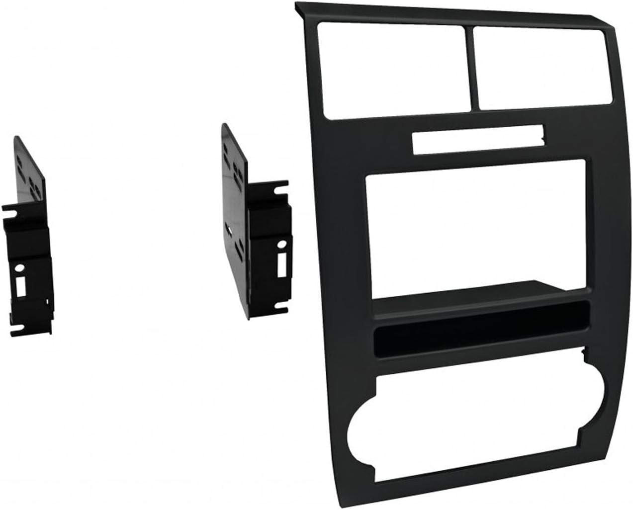 American Terminal CDK639 Double DIN Dash Panel Kit for 2006-2007 Dodge Charger and 2005-2007 Dodge Magnum (Black)