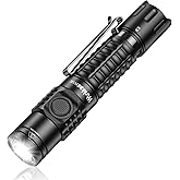 Wurkkos FC12C Tactical Flashlight 1600 High Lumens, USB-C Rechargeable LED Flashlights, 332M Long Throw Flash Light, IP68 Waterproof, Dual Switches and Constant Current Circuit for Home Camping Hiking