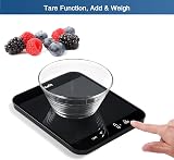 Vitafit 33lb Kitchen Scale High Accuracy 0.1oz 1g 8.5x7.1in Black view 7