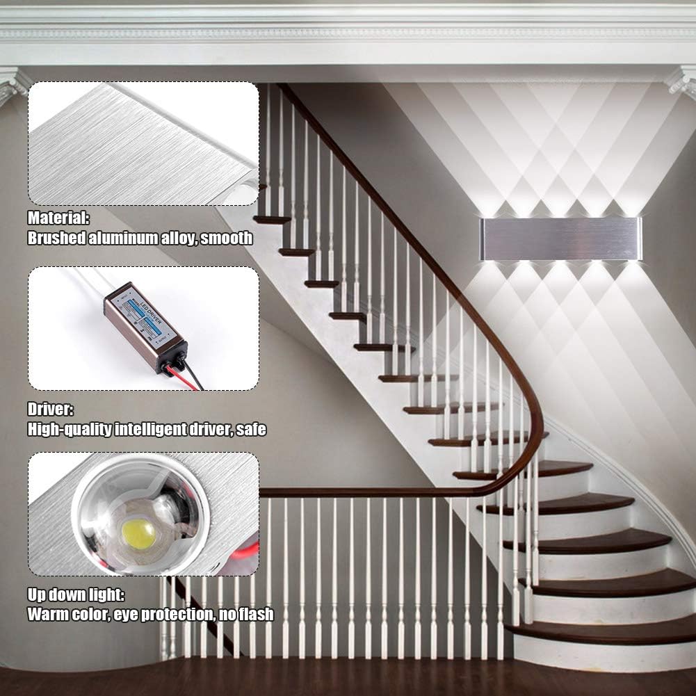 KAWELL Aluminum LED Wall Wash Lights Modern Wall Light LED Wall Lamp Up Down Indoor Lighting for Bedroom Corridor Living Room Stairs Hallway KTV - Image 4